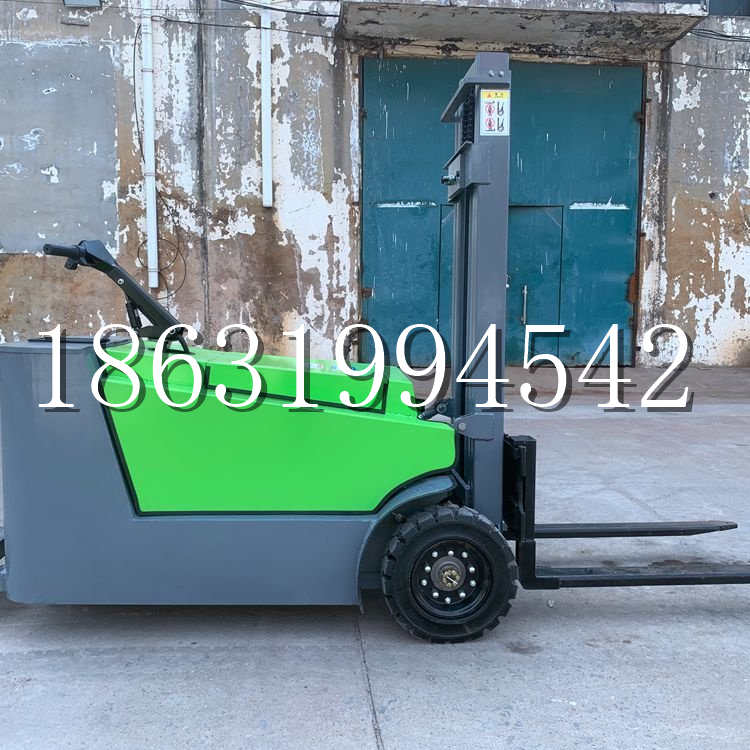 布拖县小型电动叉车1吨2吨步行站驾式电瓶堆高充电装卸车液压升降车铲车