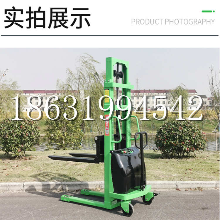 布拖县电动叉车堆高车液压铲车电瓶1吨2吨站驾步行式小型全自动叉车
